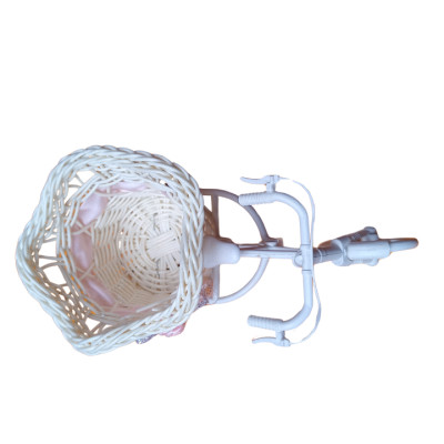 Xe Đạp Ba Bánh Đựng Hoa Trang Trí Bàn Kích thước dài 08cm cao 04cm