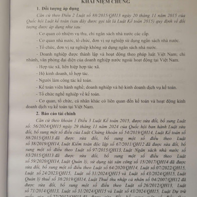 Sách Chỉ Dẫn Áp Dụng Luật Kế Toán sửa đổi, bổ sung 2024 - Và Những Quy Định Mới Trong Công Tác Quản Lý Thuế Áp Dụng Trong Các Loại Hình Doanh Nghiệp (V2558T)
