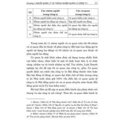 Trách nhiệm của người quản lý công ty (các nghĩa vụ và yêu pháp lý) bản in 2024)
