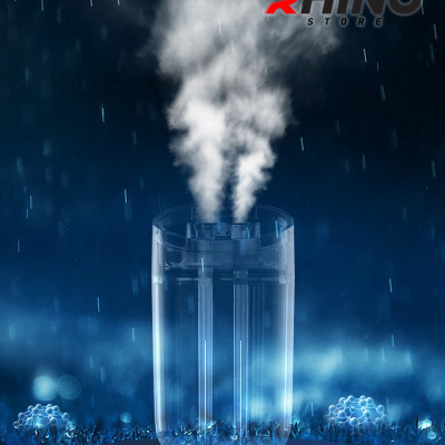 Máy phun sương tạo ẩm tinh dầu cỡ lớn Rhino H806 3000ml, 2 lõi phun, dung tích lớn cho không gian rộng - Hàng chính hãng