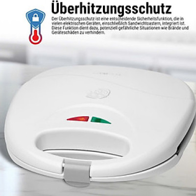 Máy nướng bánh mỳ sandwich clatronic ST3477 Bomann Hàng chính hãng