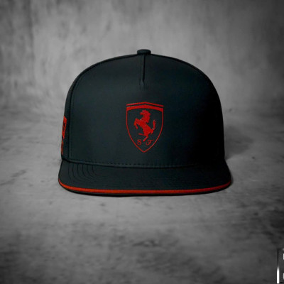 Nón hiphop, mũ snapback thể thao xe Ferrari phối vải kaki đẹp form chuẩn thời trang (Ảnh thật)