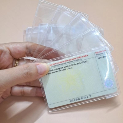 Combo 3 Bọc Thẻ Căn Cước, Vỏ Silicon, Loại Trong Suốt, Bao Đựng Có Nắp, Nhân Viên, Ngân Hàng, Sinh Viên. Takyhome 5979