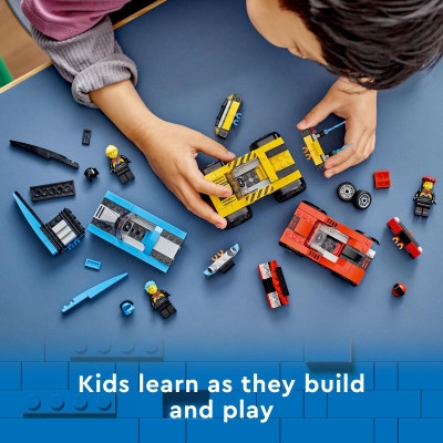 LEGO City 60395 Bộ sưu tập 3 xe đua kết hợp (362 chi tiết)