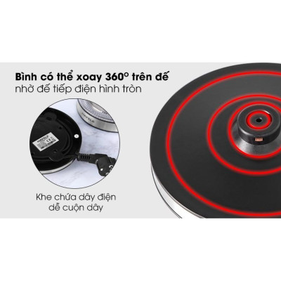 Bình đun siêu tốc HafeleT-602C- Hàng chính hãng (535.43.732)