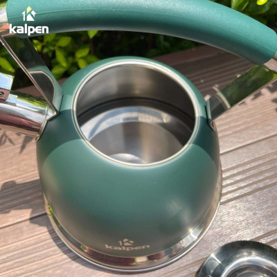 Ấm đun nước Inox 304 cao cấp Kalpen KK02 dung tích 2.5L dùng bếp từ chuẩn Đức - Hàng chính hãng