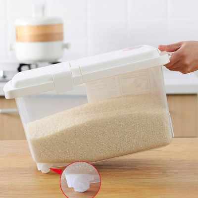 Thùng đựng gạo Inomata cao cấp 10kg kèm ca đong - Nội địa Nhật