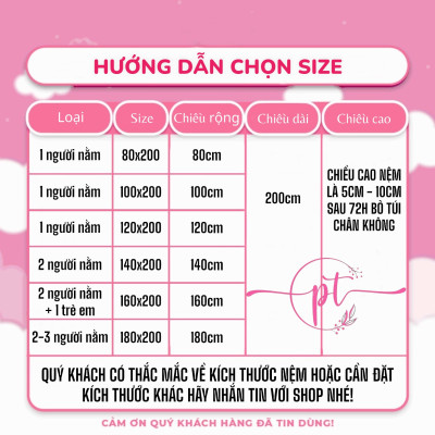 Nệm Bông Trải Sàn Xuất Nhật Fukoji, Kích Thước 1mx2m, 1m2x2m, 1m4x2m, 1m6x2m, 1m8x2m dày 7-9cm