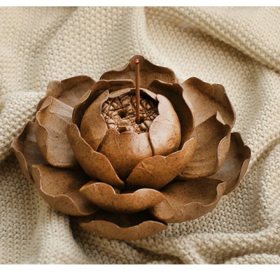 Hoa gốm xông đốt trầm và deco nhà cửa hàng cao cấp