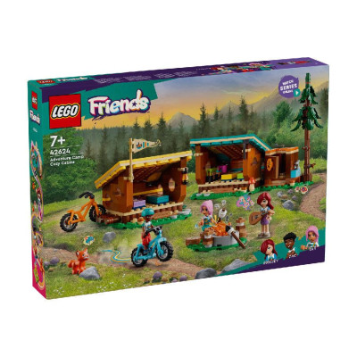 LEGO FRIENDS 42624 Đồ Chơi Lắp Ráp Nhà Gỗ Cắm Trại (437 chi tiết)