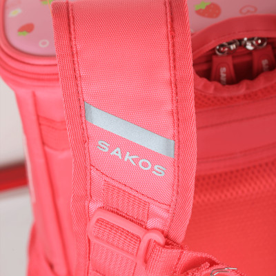 Ba Lô Học Sinh Kid Bingo Kèm Bóp Viết - Sakos SBO020PFNG00 - Pinky Fire Fox