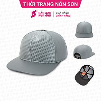 ƯU ĐÃI - Mũ snapback hiphop nam nữ NÓN SƠN chính hãng MC210BK-XM6