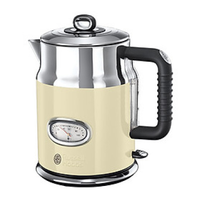 Ấm Siêu Tốc Russell Hobbs Retro 21672-70 2400W 1.7L Màu Kem Hàng chính hãng