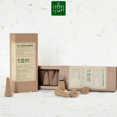 Nụ Trầm Hương Yên Loại Tâm Sạch Tự Nhiên Ít Khói An Toàn Dùng Thiền Thờ Cúng Thư Giãn