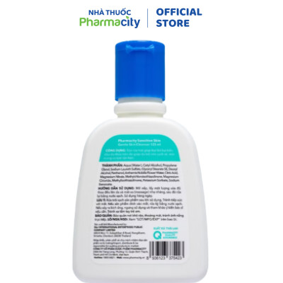 Sữa rửa mặt dịu nhẹ Pharmacity Sensitive Skin (125ml)