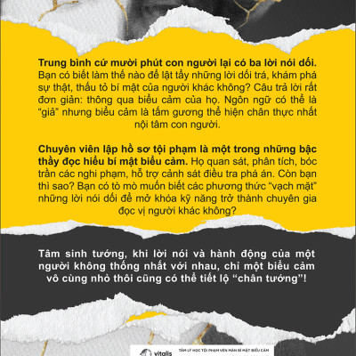 Tâm Lý Học Tội Phạm Vén Màn Bí Mật Biểu Cảm (Tặng Bookmark)