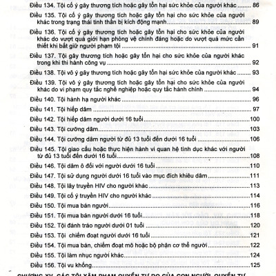 Phương Pháp Định Tội Danh Với 538 Tội Danh Trong Bộ Luật Hình Sự Năm 2015, Được Sửa Đổi, Bổ Sung Năm 2017