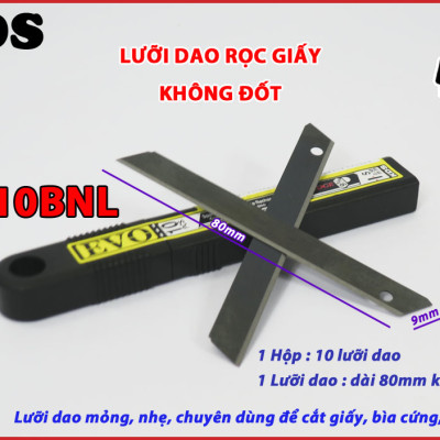 LƯỠI DAO KHÔNG ĐỐT 9mm KDS SB-10BNL