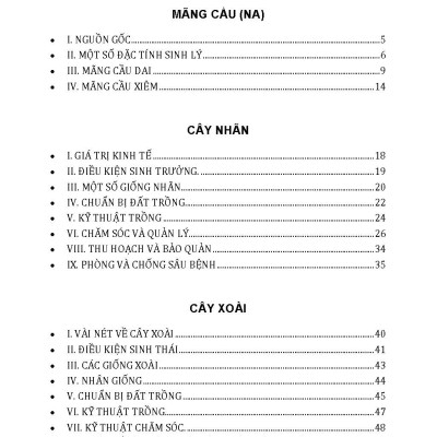  Kỹ Thuật Trồng, Chăm Sóc Cho Năng Xuất Cao Mãng Cầu, Nhãn, Xoài (Tái bản 2025)