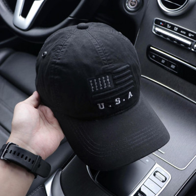 Nón kết, mũ lưỡi trai Cờ Mĩ vải kaki form chuẩn siêu đẹp (Ảnh thật)