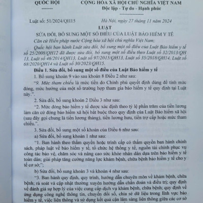 Sách Luật Bảo Hiểm Y Tế sửa đổi bổ sung năm 2024 – Hệ Thống Các Văn Bản Quy Định Chi Tiết Thi Hành (V2529T)