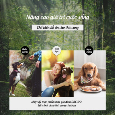 Máy sấy thực phẩm 5 tầng có bảng điều khiển hẹn giờ sấy khô tự ngắt thương hiệu Mỹ cao cấp Septree DBC-05A - Hàng Chính Hãng