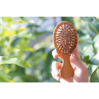 Lược chải tóc ECOHUB làm từ tre nhỏ gọn bỏ túi tiện dụng