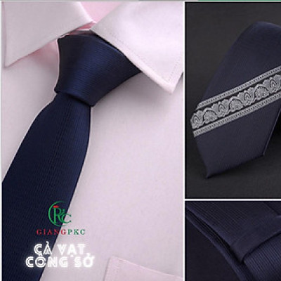 Cà vạt nam 6cm cao cấp vẽ  dành cho công sở hoặc chú rể chụp hình cưới GIangpkc VCV2021