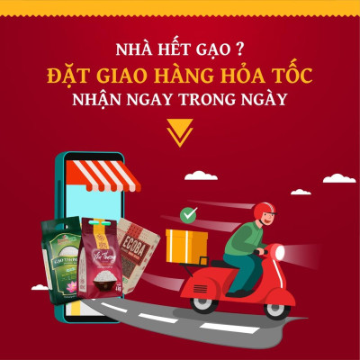 Gạo Thơm Lài Lotus Rice 5kg - Thơm ngon dẻo vừa