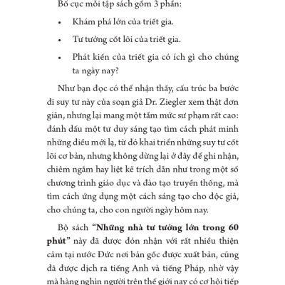Những Nhà Tư Tưởng Lớn - Kafka Trong 60 Phút - Vanlangbooks