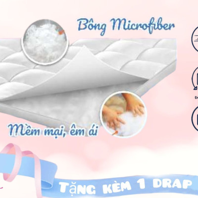 Nệm Topper Dày 9cm 5cm Cao Cấp Chuẩn Khách Sạn 5 Sao Tấm Làm Mềm Nệm Topper Toper Nệm Đệm Tấm Bảo Vệ Nệm Miếng Lót Nệm Topper Trải Giường Tấm Đệm Toper 