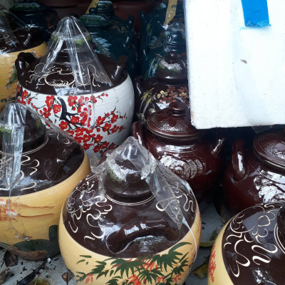 Hũ đựng gạo- Vò ngâm rượu - Chum gốm miệng nhỏ (Giao hàng ngẫu nhiên)
