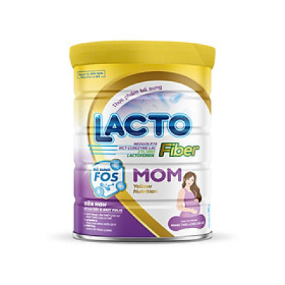 Sữa bầu Lacto Fiber Mom 900g- Hấp thụ, Tiêu hóa, dễ uống