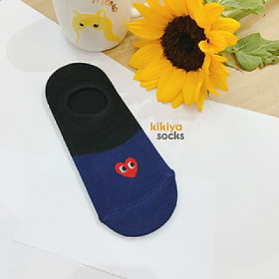Tất vớ nữ trái tim cổ thấp Kikiya Hàn Quốc W-N-035