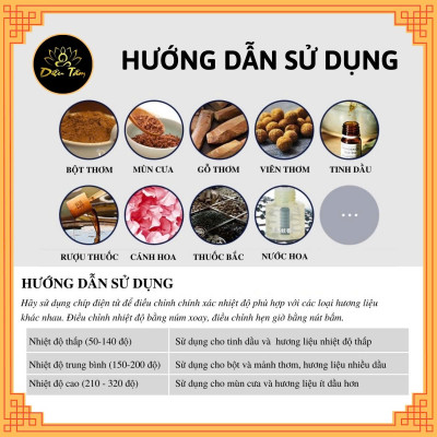 Lư điện xông trầm hương lư xông trầm size to có hẹn giờ có bảo hành dùng để xông trầm, tinh dầu - Diệu Tâm lư điện rồng