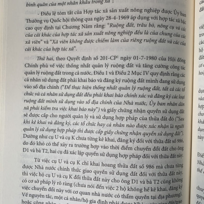 Án lệ Việt Nam - Phân tích và luận giải, tập 1 từ án lệ 01 đến án lệ 43 (tái bản lần thứ hai)