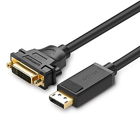 Ugreen UG2040520405TK 15CM màu Đen Cáp chuyển đổi DP sang DVI 24 + 5 Hỗ trợ độ phân giải FULL HD - HÀNG CHÍNH HÃNG