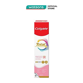 Kem Đánh Răng Colgate Total Sensitivity + Gum Health Ngăn Ngừa Răng Ê Buốt 150g