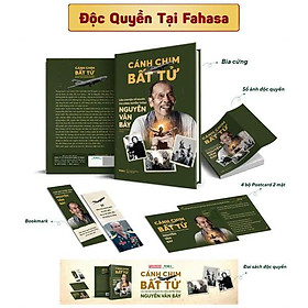 Sách - Cánh Chim Bất Tử - Câu Chuyện Về Người Phi Công Huyền Thoại Nguyễn Văn Bảy - Bìa Cứng - Bản Giới Hạn -Tặng Kèm 2 Bookmark 2 Mặt + 4 Postcard 2 Mặt + 1 Quyển Sách Ảnh Bỏ Túi + 1 Đai Sách - Độc Quyền Fahasa