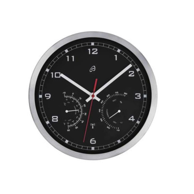 Đồng hồ treo tường tích hợp nhiệt kế & ẩm kế AURIOL - Hàng nội địa Đức Hàng chính hãng