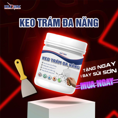 Keo Vá Tường DURA- Trám Trét Vết Nứt Khe Hở Tường - Chống Mốc Ẩm Làm Sạch Tường