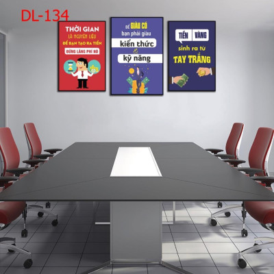 Tranh gỗ MDF treo tường, tranh treo tường, tranh động lực, tranh slogan, tranh trang trí văn phòng