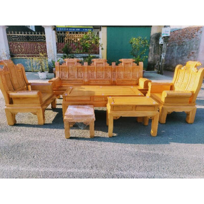 Bộ bàn ghế âu á trương cuốn thư- NỘI THẤT BÌNH LONG 0988-352-210