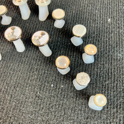 Tách Ngón Lẻ Ngọc Trai Hình Tròn, Hình Cô Gái Cao Cấp Túi 8 Chiếc Làm Nail Tiện Lợi Khi Sơn Và Chụp ảNh, Đế Silicon Đàn Hồi Tốt