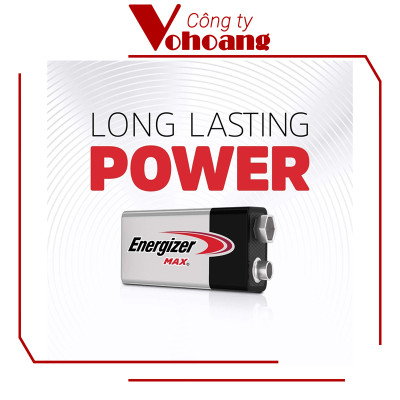 Pin vuông 9V Energizer 522 ALKALINE chính hãng ( Mẫu mới )