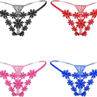 Quần lót nữ hình hoa gợi cảm - Màu đen