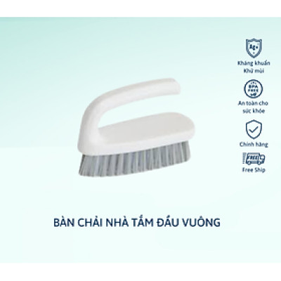 Bàn chải nhà tắm cán dài - đầu tròn - đầu vuông Kirei Inochi