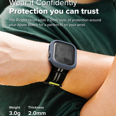 Ốp dành cho Apple Watch 10 RINGKE Onyx 46mm - Hàng Chính Hãng