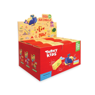 Bộ Đồ Chơi DIY TOONYKIDS Phiêu Lưu Đại Dương Sea Animal Whale Cho Bé TN00124-007 [Tặng Kèm Sticker]