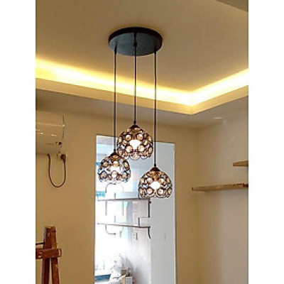 Bộ đèn thả pha lê  - quầy bar, bếp ăn, phòng khách TPL01